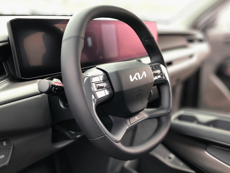 EV9 interior at Crain Kia of Fayetteville