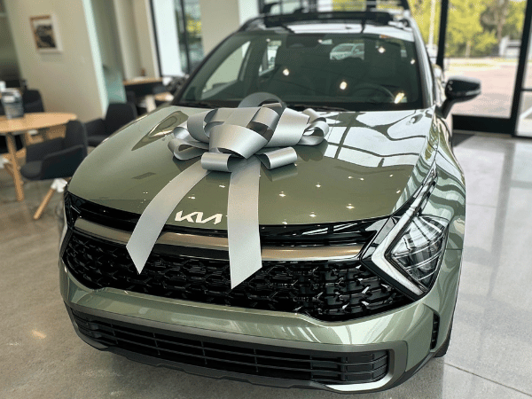 Kia Sportage SUV inside Crain Kia of Fayetteville