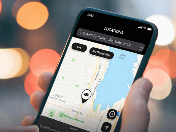 Kia Connect on Smartphone