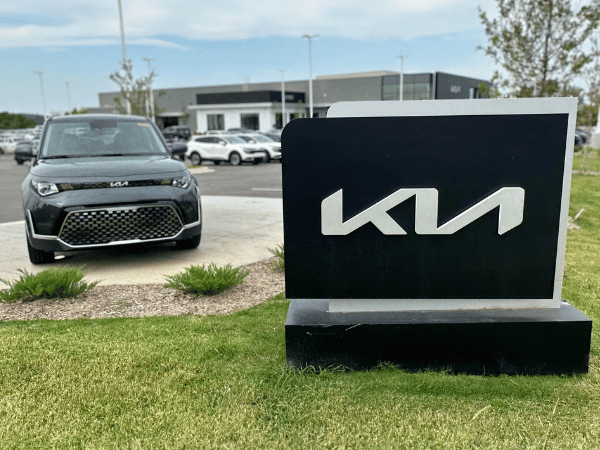 Outside Crain Kia of Fayetteville