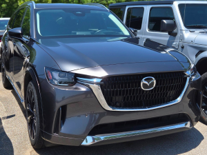 Used Grey 2025 Mazda CX-90 at Crain Kia of Fayetteville in Fayetteville, AR - Your Local Kia Dealership