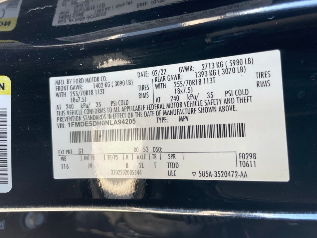 2022 Ford Bronco Outer Banks - 360 DEGREE CAMERA / SOFT TOP