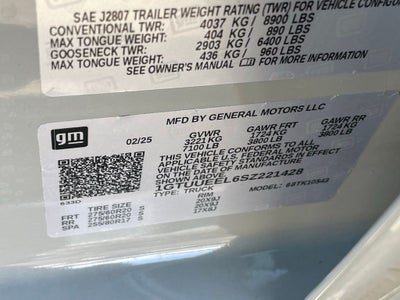 2025 GMC Sierra 1500 AT4 - ROCKY RIDGE PKG WITH UPGRADED SUSPENSION