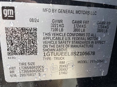 2025 GMC Sierra 1500 AT4 - POWER SUNROOF / HD SURROUND VISION