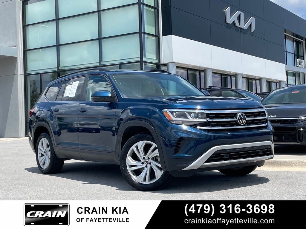 2022 Volkswagen Atlas 3.6L V6 SE w/Technology - WIRELESS CARPLAY / POWER LIFTGATE