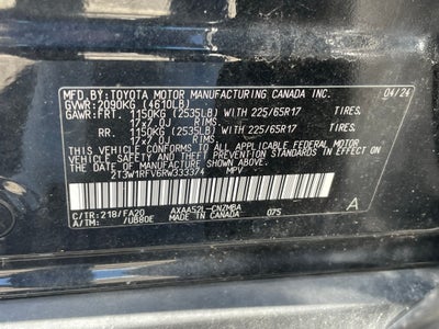 2024 Toyota RAV4 XLE - BLIND SPOT MONITOR / 7 INCH DISPLAY