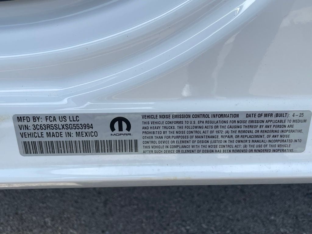 2025 RAM 2500 Limited Longhorn - Surround View Camera / CUMMINS HO