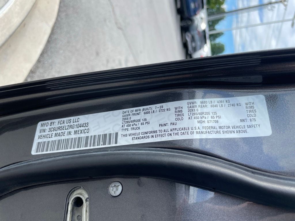 2024 RAM 2500 Rebel - POWER SUNROOF / VENTILATED SEATS