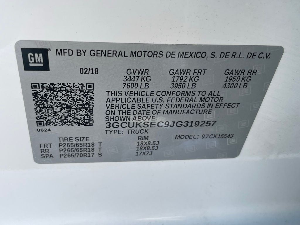 2018 Chevrolet Silverado 1500 LTZ 1LZ - ONE OWNER / CLEAN CARFAX