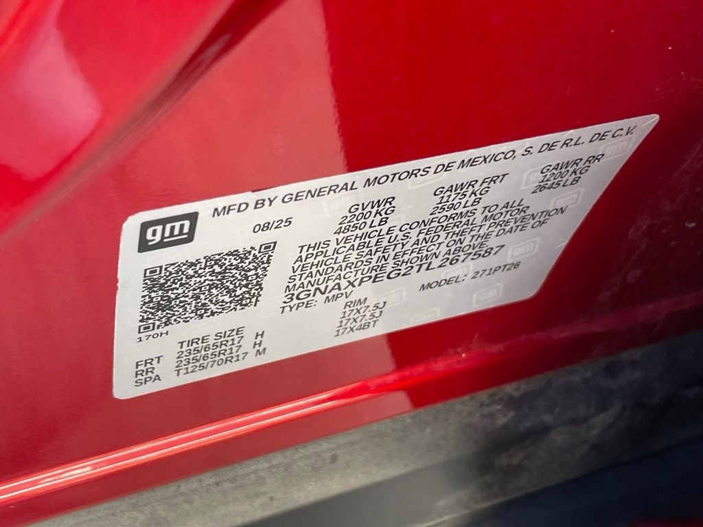 2026 Chevrolet Equinox LT - ADAPTIVE CRUISE / BLIND ZONE ASSIT