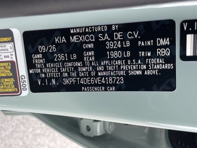 2027 Kia K4 LXS