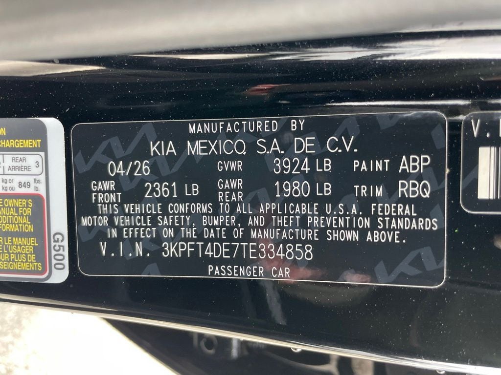 2026 Kia K4 LXS
