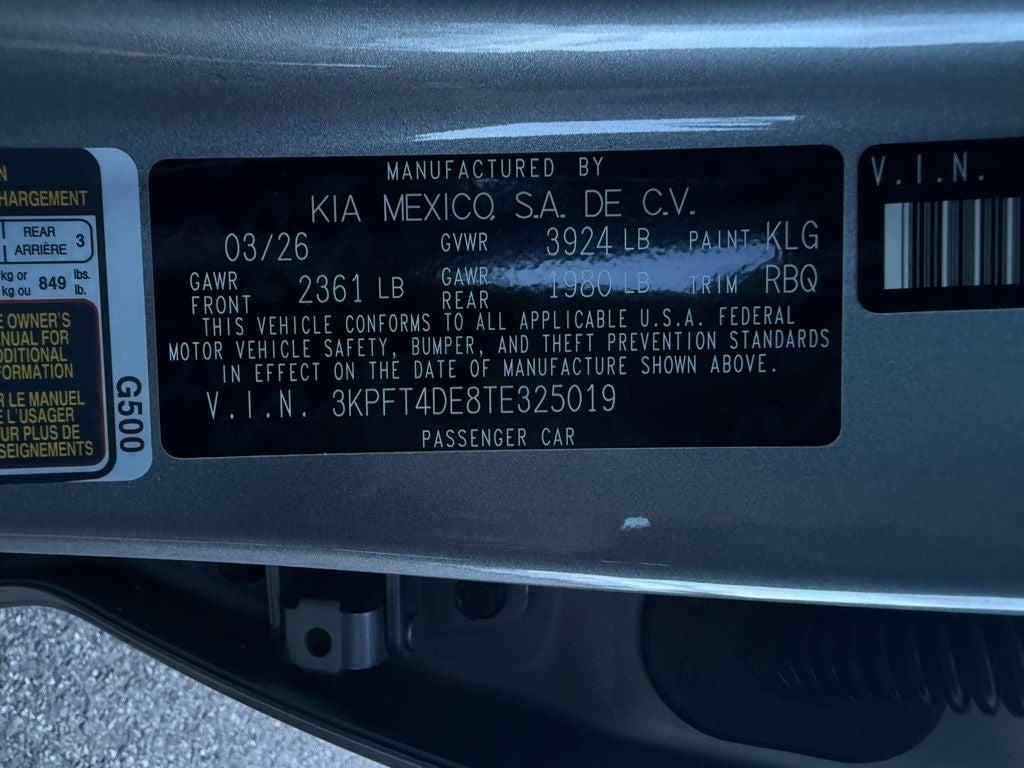 2026 Kia K4 LXS
