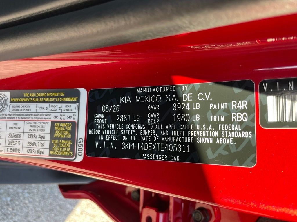 2026 Kia K4 LXS