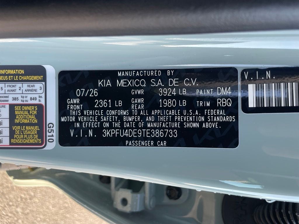 2026 Kia K4 EX