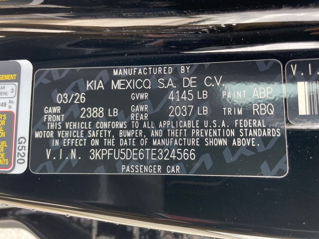 2026 Kia K4 GT-Line