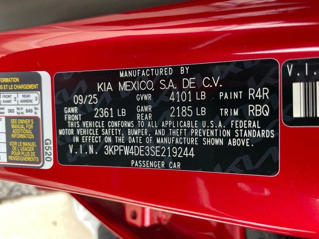 2025 Kia K4 GT-Line