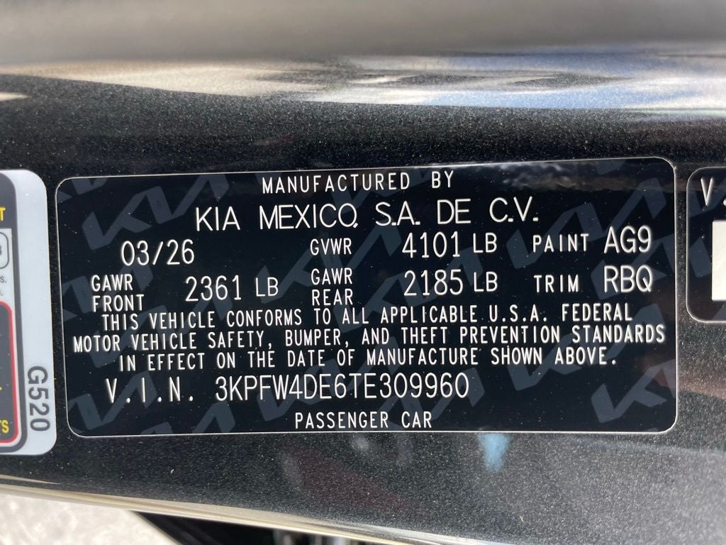 2026 Kia K4 GT-Line