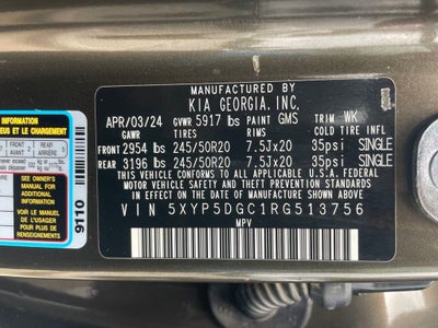 2024 Kia Telluride SX X-Line - KIA CERTIFIED / VENTILATED SEATS