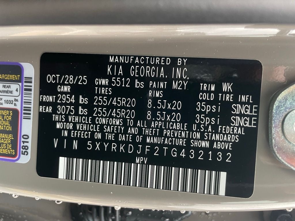 2026 Kia Sorento X-Line SX Prestige - Olive Brown Leather Pkg