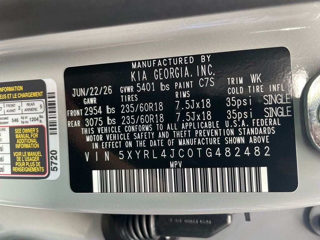 2026 Kia Sorento S