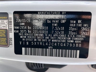 2026 Kia Sorento S