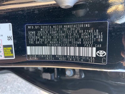 2025 Toyota Corolla LE - 41 MPG / APPLE CARPLAY