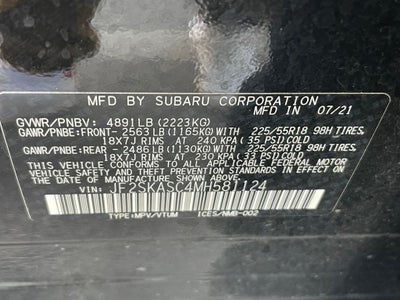 2021 Subaru Forester Limited - PANORAMIC MOONROOF / HEATED SEATS