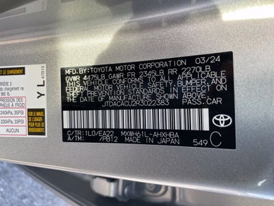 2024 Toyota Prius Prime XSE Premium - PANORAMIC VIEW MONITOR / NAVIGATION