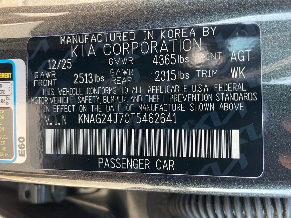 2026 Kia K5 LXS