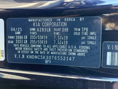 2026 Kia Carnival EX