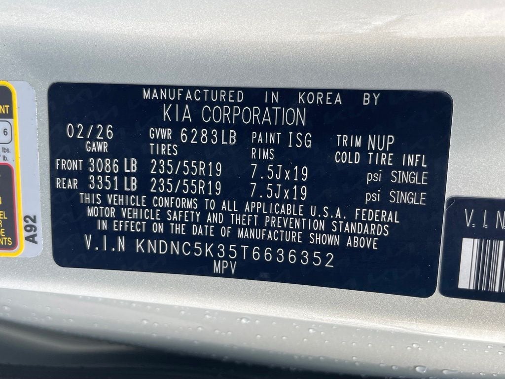 2026 Kia Carnival EX