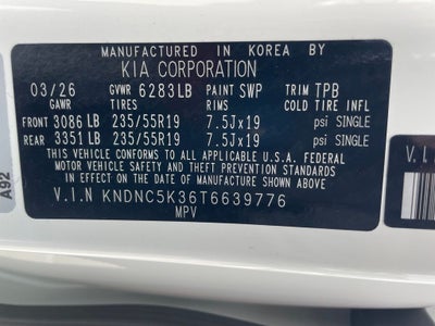 2026 Kia Carnival EX