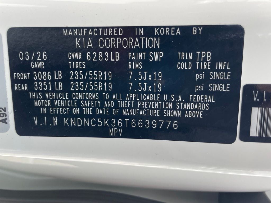 2026 Kia Carnival EX