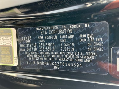 2026 Kia Carnival Hybrid SX Prestige