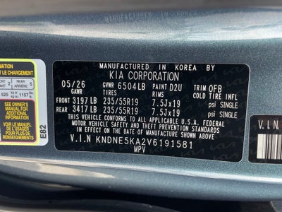 2027 Kia Carnival Hybrid SX Prestige