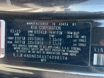 2026 Kia Carnival Hybrid SX