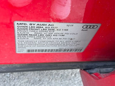 2018 Audi Q3 2.0T Premium Plus Quattro - NAVIGATION PLU PKG /POWER MOONROOF