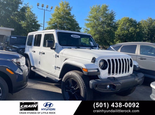 2020 Jeep Wrangler Unlimited Sahara Altitude Leather, Navi, Alpine, One Owner, Clean CarFax