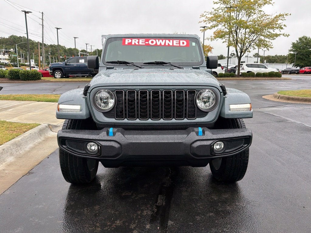 2024 Jeep Wrangler Sport S 4xe 49 MPGe, Hard Top, Heated Seats, Clean CarFax, One
