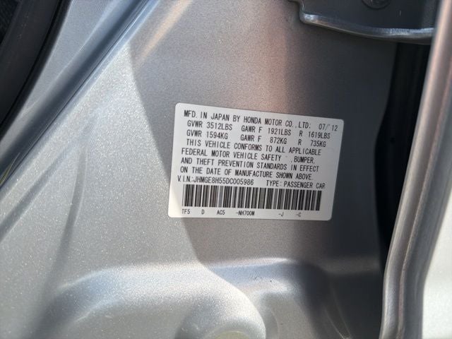 2013 Honda Fit Sport