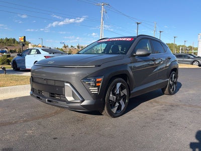 2024 Hyundai Kona Limited Moonroof, Leather, One Owner, Clean CarFax