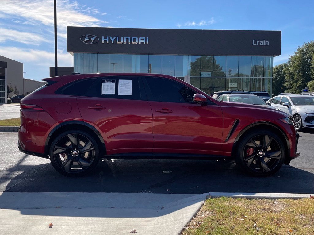 2023 Jaguar F-PACE SVR Clean CarFax, Leather, Moonroof