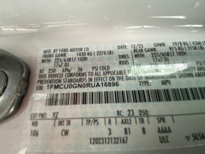 2024 Ford Escape Active