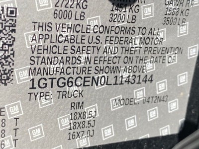 2020 GMC Canyon SLE1