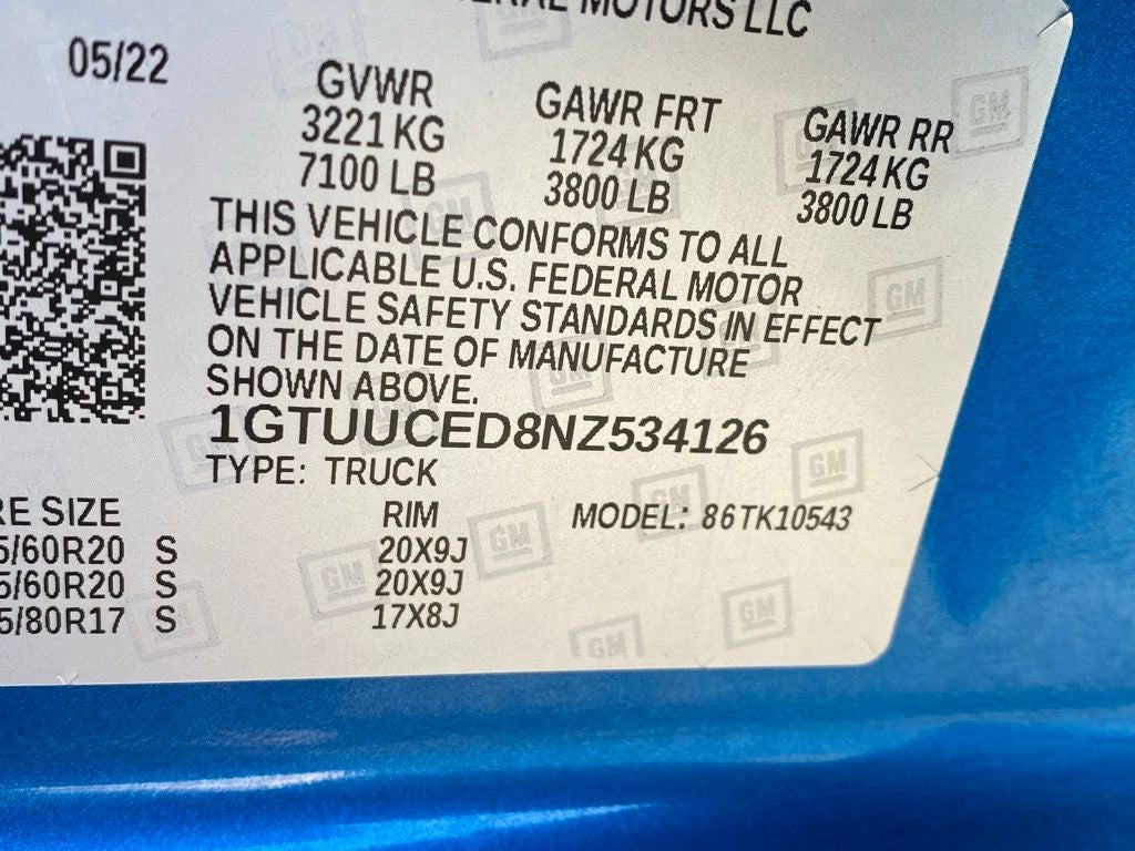 2022 GMC Sierra 1500 Elevation