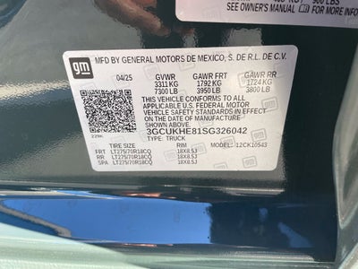 2025 Chevrolet Silverado 1500 ZR2