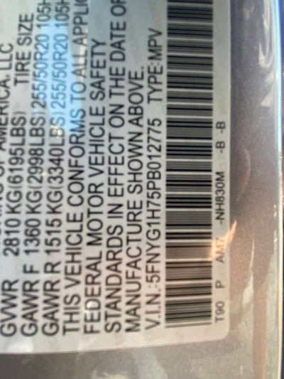 2023 Honda Pilot Touring 1-OWNER-CLEAN CARFAX