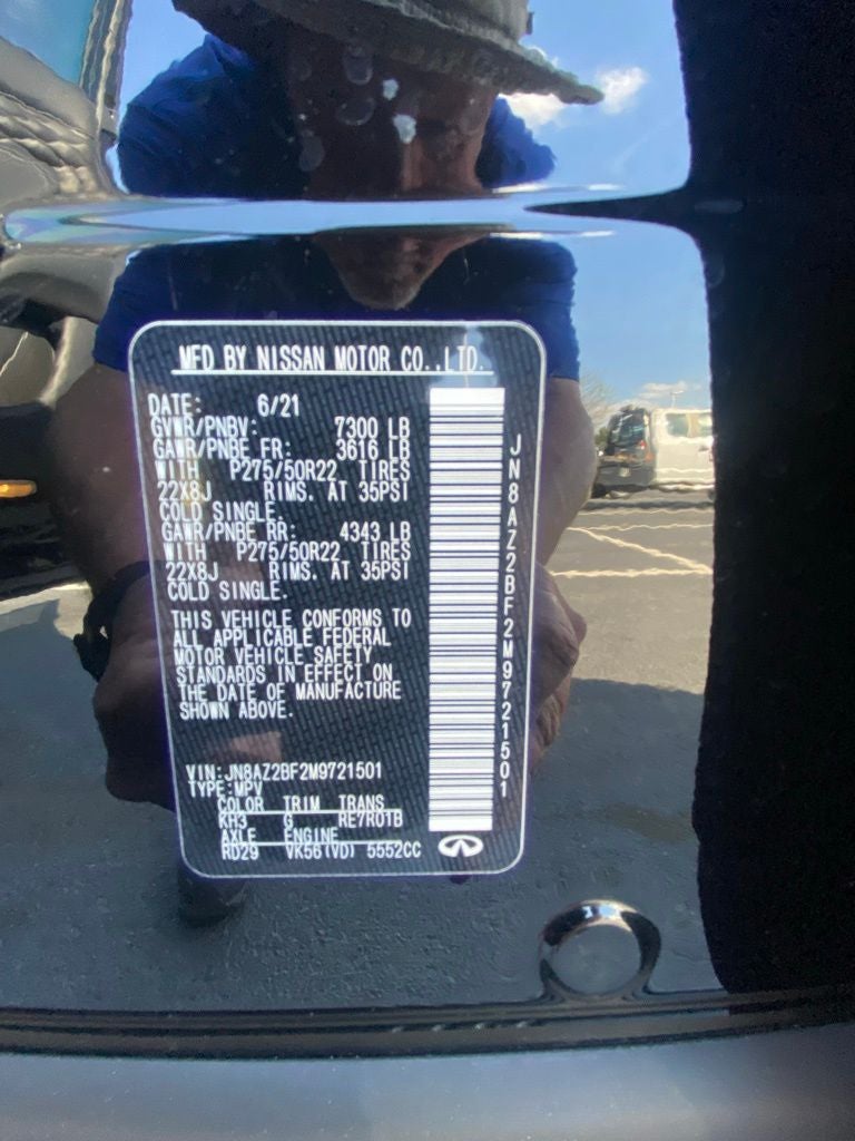 2021 INFINITI QX80 Sensory