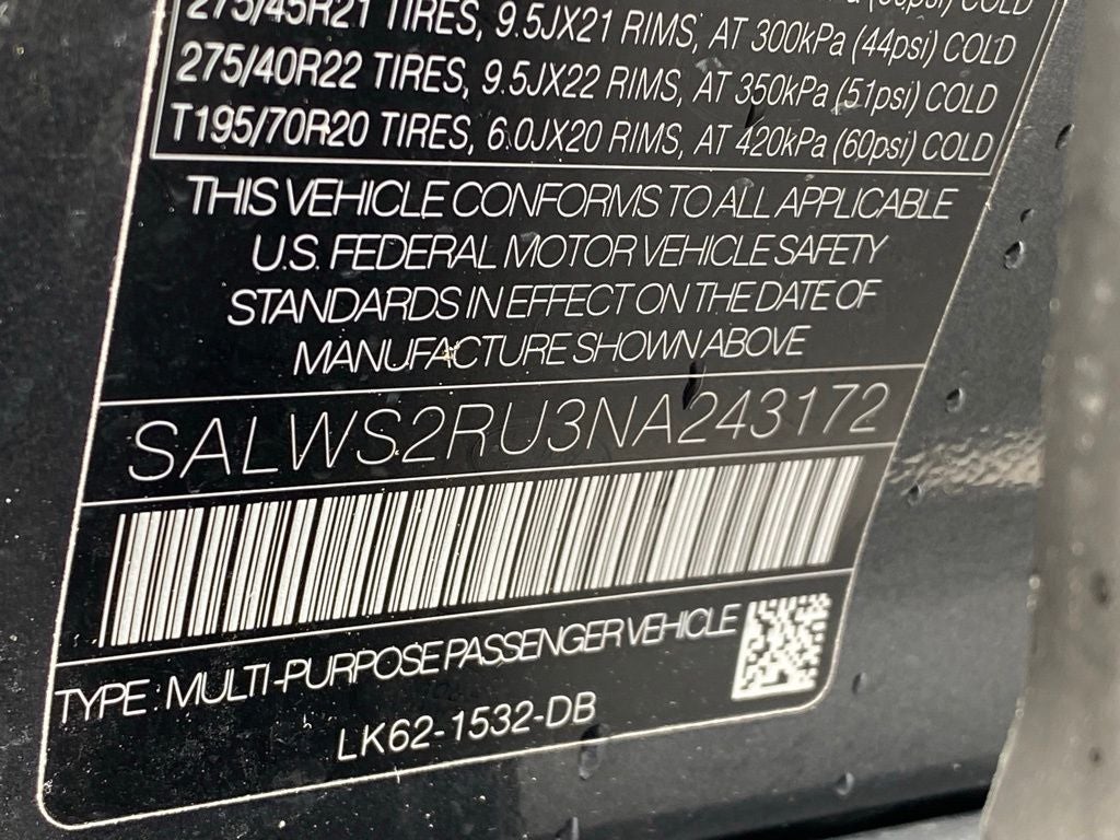 2022 Land Rover Range Rover Sport HST